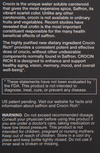 CROCIN RICH II - 30 Ct/Bottle, for Energy, Mobility, Joint Health and Wellness